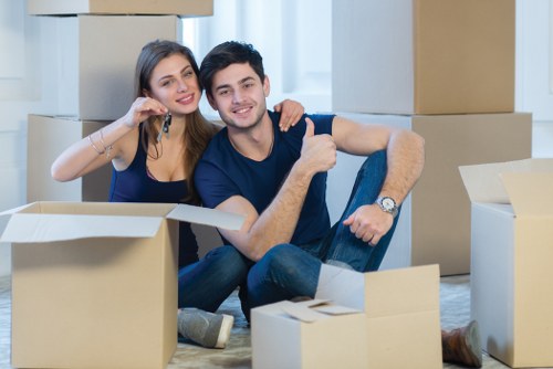 Man and Van service assisting with moving to self-storage