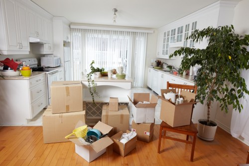 Packing and organizing office items