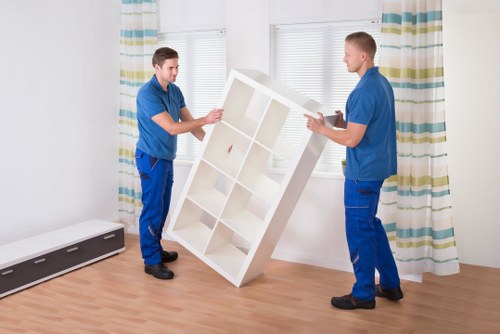 Organized storage unit with shelves